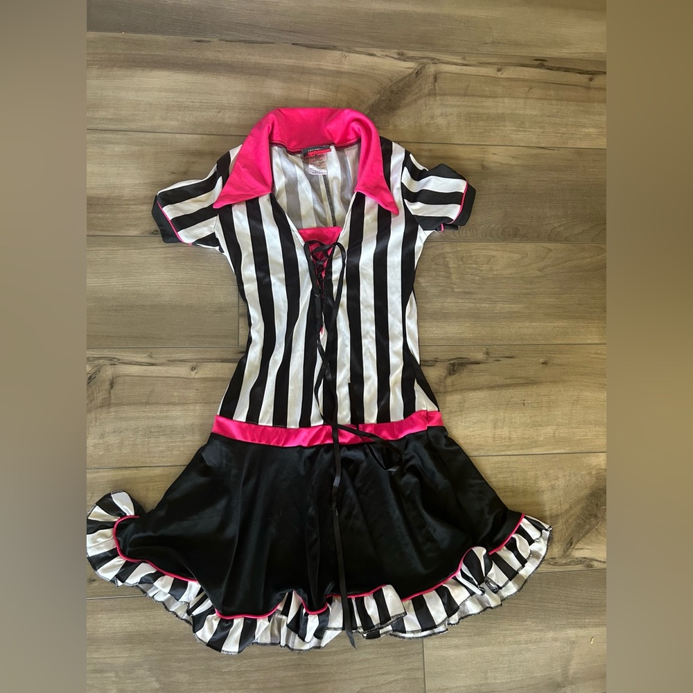Race car Driver Referee Sexy Costume Dress Womens Medium